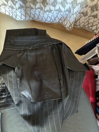 Traje pantalón rayas Massimo Dutti