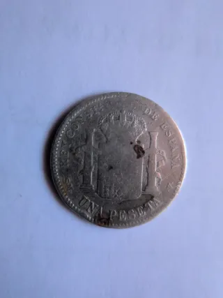 Moneda 1 Peseta Plata Alfonso XIII 1900