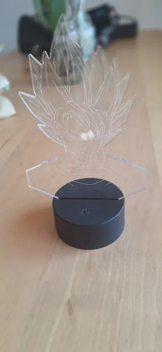 Lámpara LED Goku Anime 3D