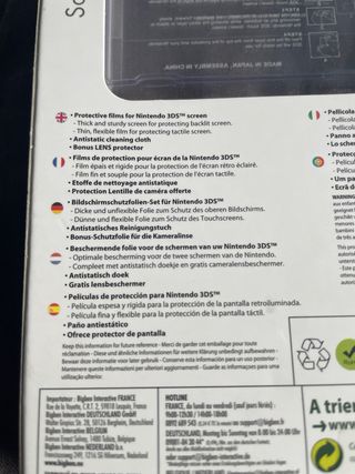 Lote Accesorios Nintendo 3DS: Funda, Auriculares y