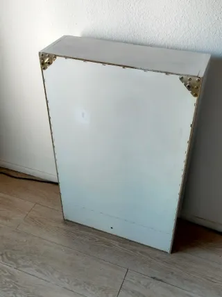 Armario baño blanco metal