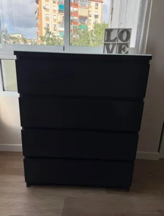 URGE!!Cajonera con tapa cristal