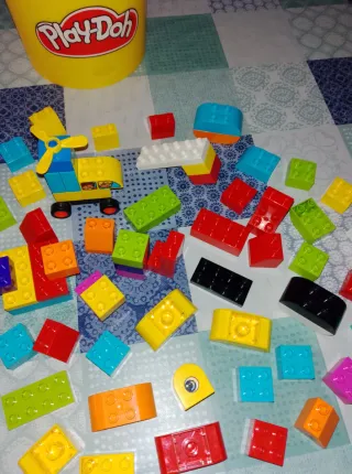 Bloques de construcción de colores