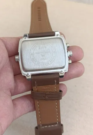 Orologio Megalith Multifunzione Cronografo Marrone