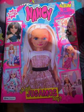 Álbum Nancy con 5 cromos colocados