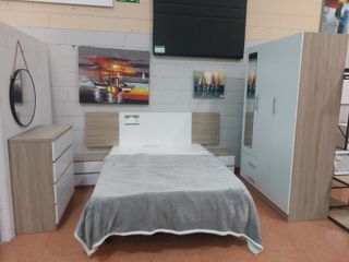 Pack! Armario, cómoda, cabecero y 2 mesitas