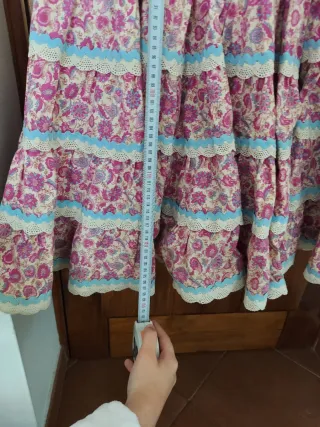 Traje Flamenca Niña Canastero + complementos.