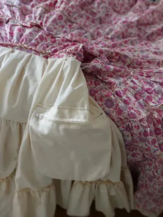 Traje Flamenca Niña Canastero + complementos.