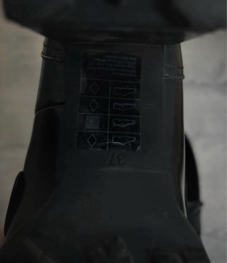 Zapatos negros tacón ancho H&M Talla 37