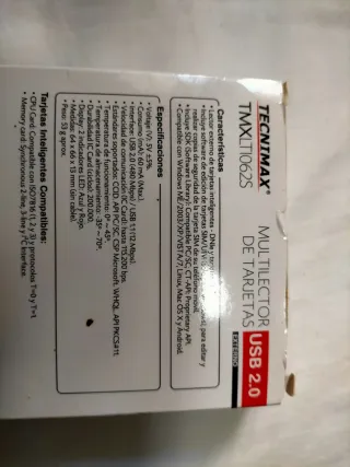 Lettore di schede Tecnimax USB 2.0 TMXLT1062S