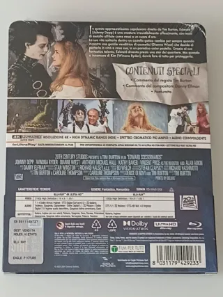 NUEVO 4K STEELBOOK Eduardo Manostijeras UHD BLURAY