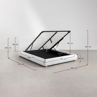 Cama 135 con canapé y almacenaje