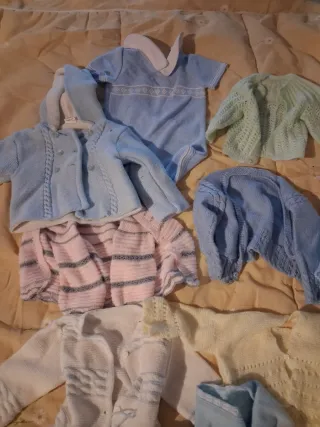 Lote Ropa Bebé Tejida