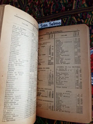 Guia de Barcelona y mapa 1944 Guias rapido