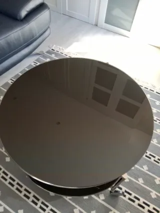 Mesa de centro IKEA STRIND vidrio y metal