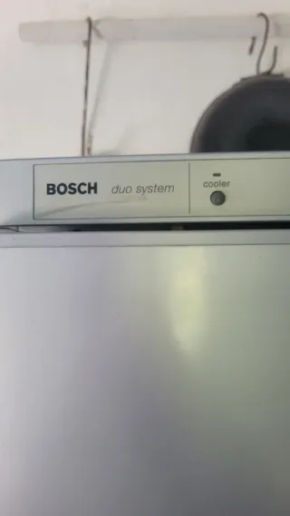 Frigorífico Bosch plateado