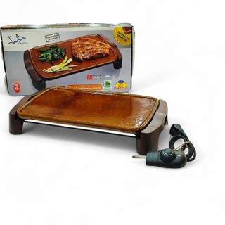 PLANCHA DE ASAR DE PIEDRA JATA GR559 + CAJA Y CABLE