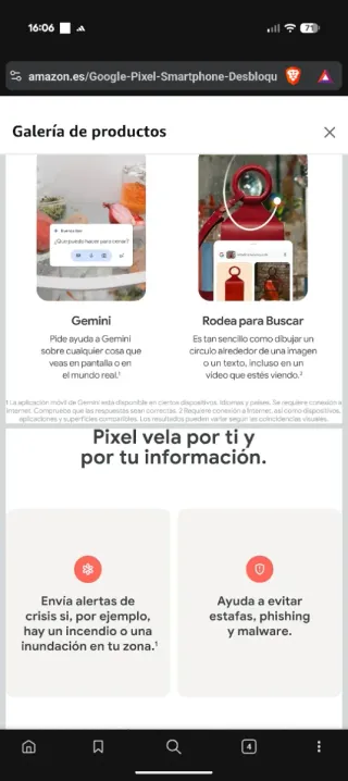 Google Pixel 9 Obsidiana 128GB