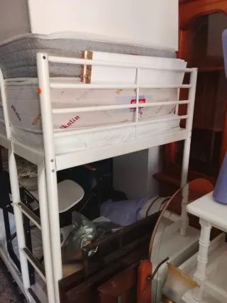 Litera Ikea Metálica Blanca