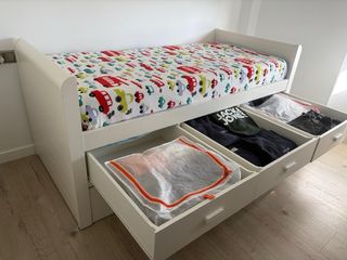 Cama nido con cajones