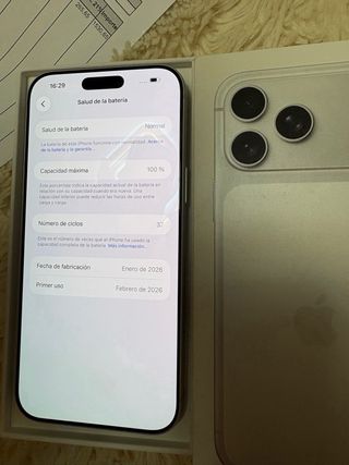 iPhone 17 Pro Max 256GB Plata