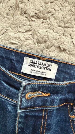 Vaqueros Zara Super Skinny Oscuros