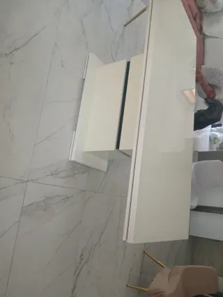 Mesa de centro mármol madera