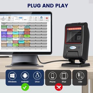 OBZ 1D 2D Lector Codigo Barras, Lector de Código d