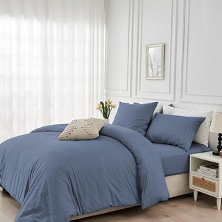 Juego de Funda Nordica Azul Cama 135/150 240x220 1