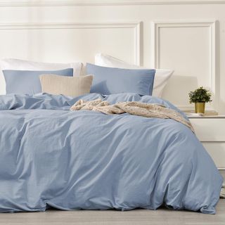 Juego de Funda Nordica Azul Cama 135/150 240x220 1