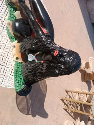 Figura de escayola mujer