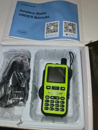 Walkie Talkie Baofeng UV-SRMini Verde Walkie Talki