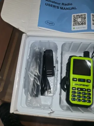Walkie Talkie Baofeng UV-SRMini Verde Walkie Talki