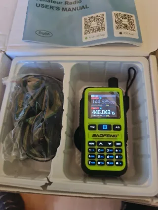 Walkie Talkie Baofeng UV-SRMini Verde Walkie Talki