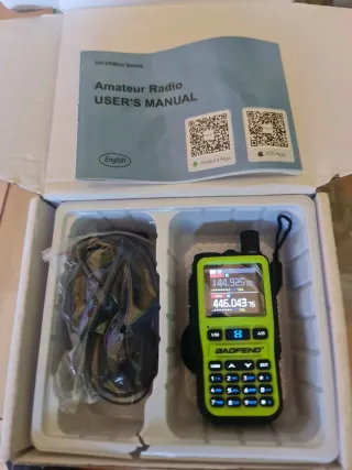 Walkie Talkie Baofeng UV-SRMini Verde Walkie Talki