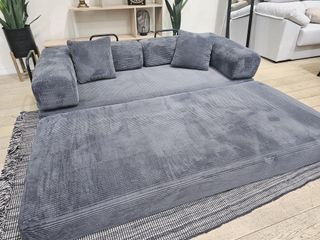 OFERTON DE SOFA CAMA GRIS CORDUROY