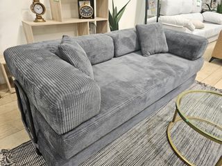 OFERTON DE SOFA CAMA GRIS CORDUROY