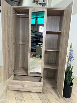 OFERTA NUEVO ARMARIO 3 PUERTAS Y ESPEJO