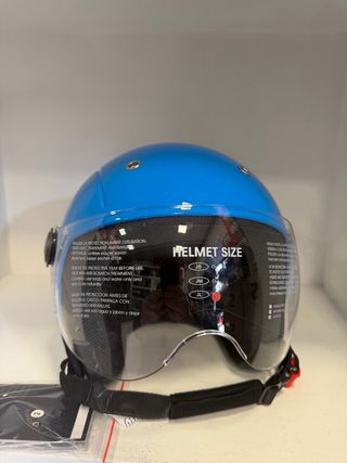 Casco Moto Bimbo Azzurro