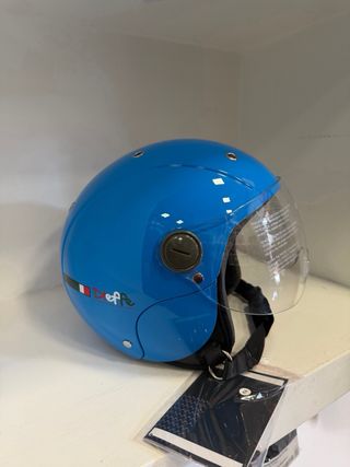 Casco Moto Bimbo Azzurro