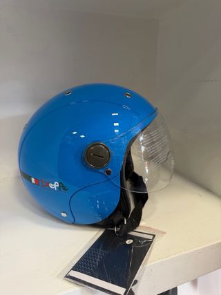 Casco Moto Bimbo Azzurro