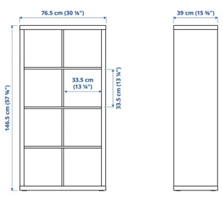 Estantería Kallax Ikea Blanca