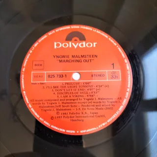 -Vinilo Yngwie J Malmsteen's  "Rising Force"