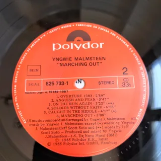 -Vinilo Yngwie J Malmsteen's  "Rising Force"