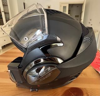 Casco Moto LS2 Valliant II Negro Nuevo T.61-62