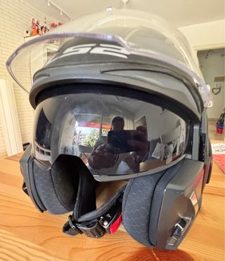 Casco Moto LS2 Valliant II Negro Nuevo T.61-62