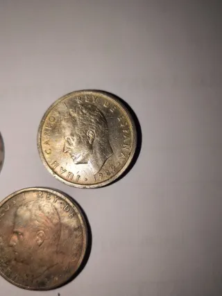 3 Monedas 100 Pesetas Juan Carlos I (1995, 1989, 1