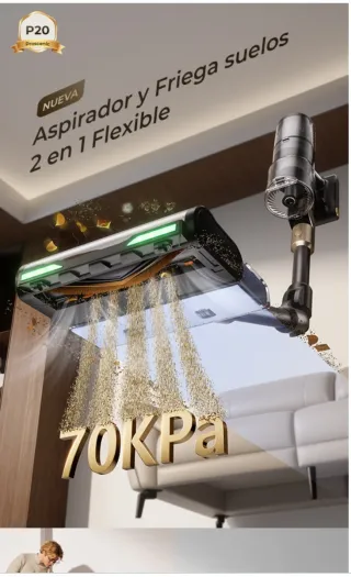 Aspiradora Proscenic P20 sin Cable 70Kps 70min