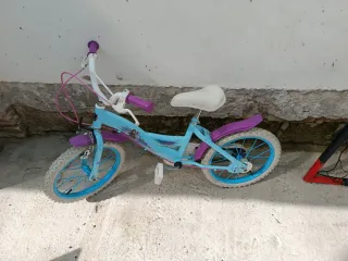 Bicicleta Frozen Azul y Morado