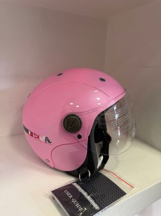 Casco rosa Dieffe per bambina
